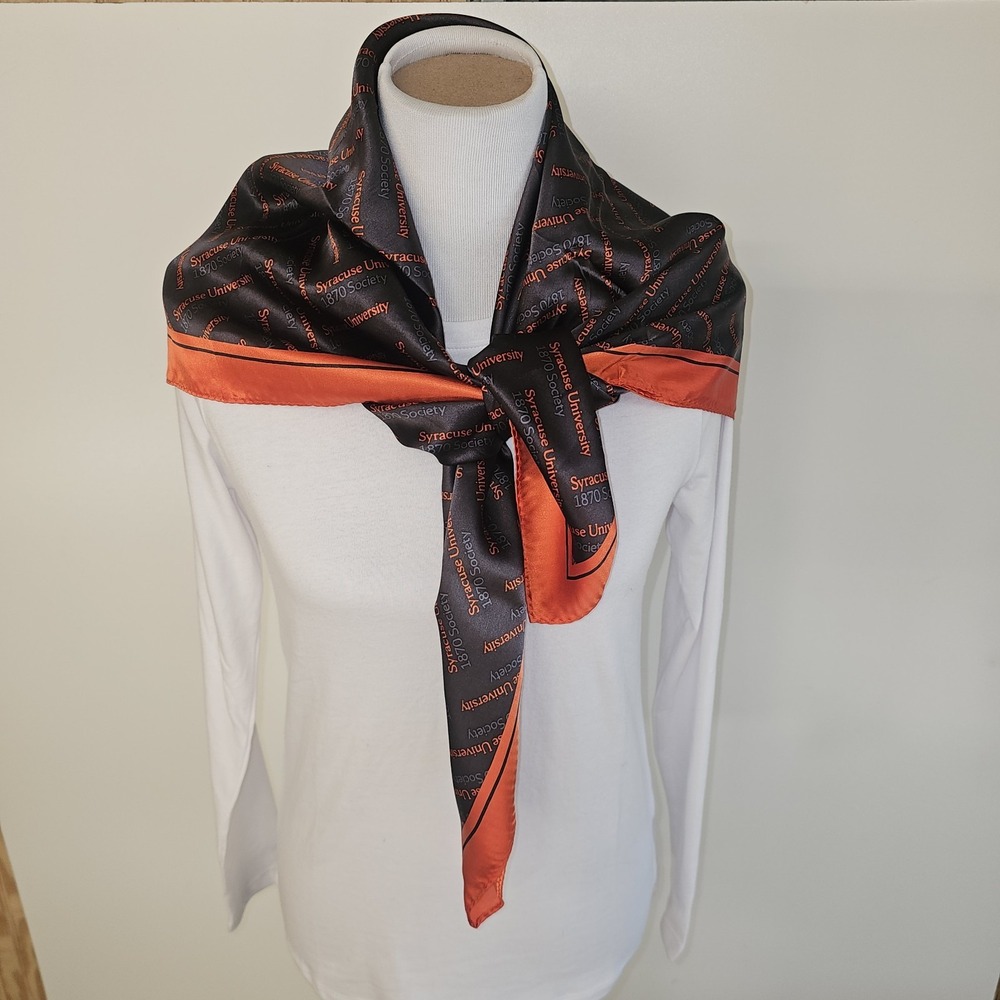 Syracuse University 1870 Society Silk Scarf Women's 36x36